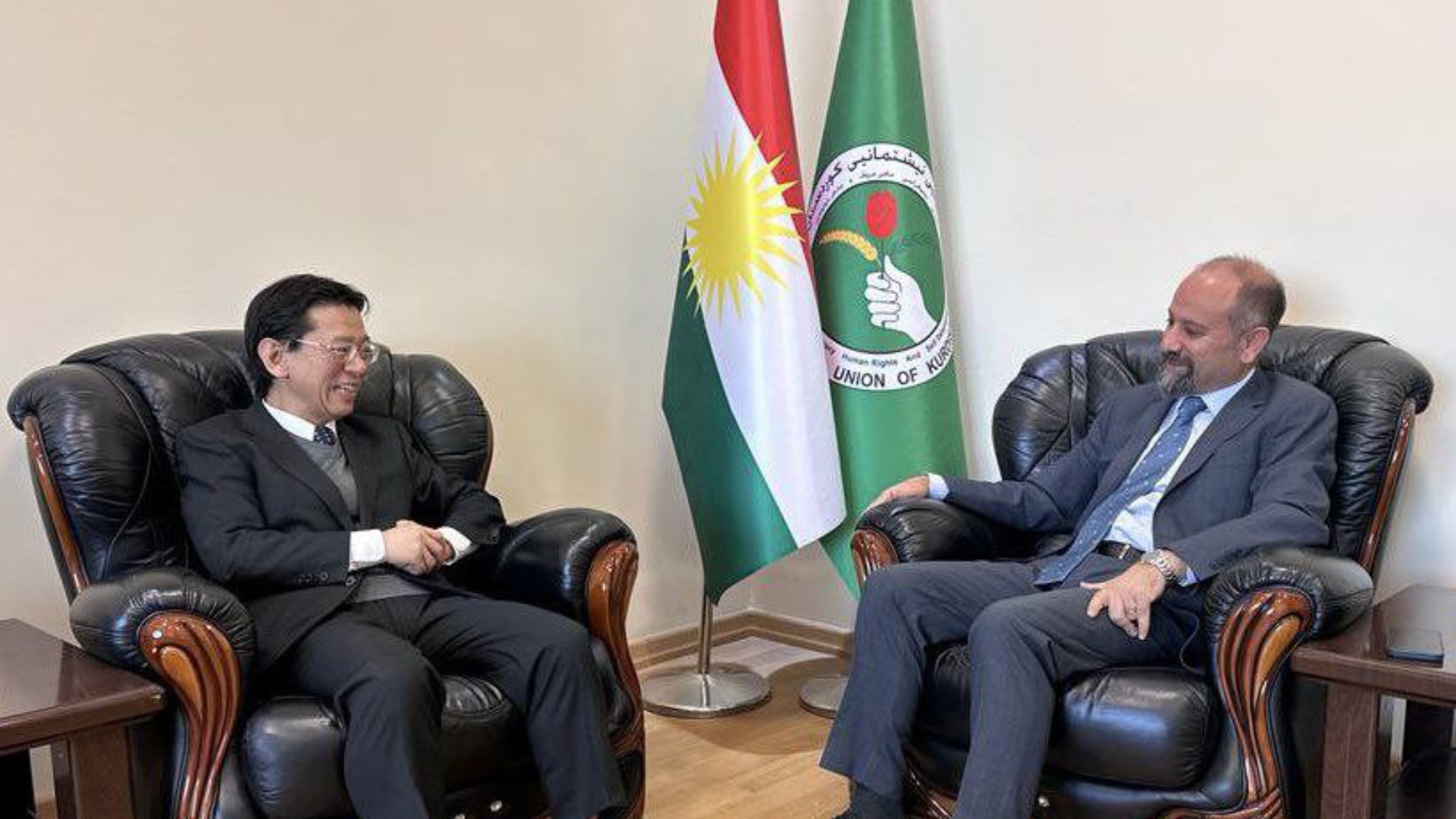 Head of PUK's Foreign Relations Board & Japanese CG 